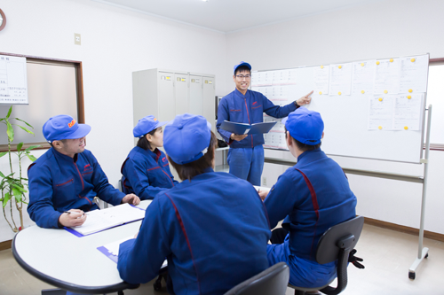 朝礼・安全確認作業の画像